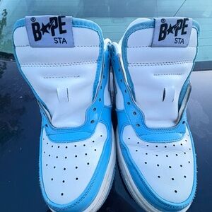 Bapesta “sax” 2021 blue and white size 10